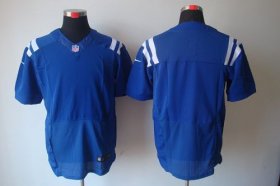 Wholesale Cheap Nike Colts Blank Royal Blue Team Color Men\'s Stitched NFL Elite Jersey