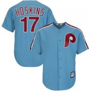 Wholesale Cheap Phillies #17 Rhys Hoskins Light Blue New Cool Base Cooperstown Stitched MLB Jersey