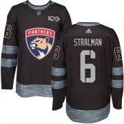 Wholesale Cheap Adidas Panthers #6 Anton Stralman Black 1917-2017 100th Anniversary Stitched NHL Jersey