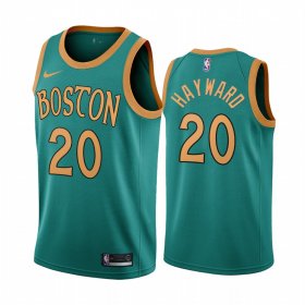 Wholesale Cheap Nike Celtics #20 Gordon Hayward Green 2019-20 City Edition NBA Jersey