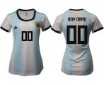 Wholesale Cheap Women's Argentina Personalized Home Soccer Country Jersey