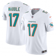 Wholesale Cheap Men's Miami Dolphins #17 Jaylen Waddle White 2023 F.U.S.E Vapor Limited Football Stitched Jersey
