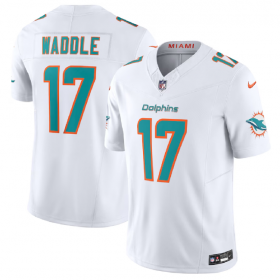 Wholesale Cheap Men\'s Miami Dolphins #17 Jaylen Waddle White 2023 F.U.S.E Vapor Limited Football Stitched Jersey