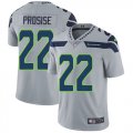 Wholesale Cheap Nike Seahawks #22 C. J. Prosise Grey Alternate Men's Stitched NFL Vapor Untouchable Limited Jersey