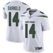 Wholesale Cheap Nike Jets #14 Sam Darnold White Men's Stitched NFL Vapor Untouchable Limited Jersey