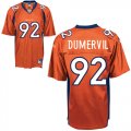 Wholesale Cheap Broncos #92 Elvis Dumervil Orange Stitched NFL Jersey