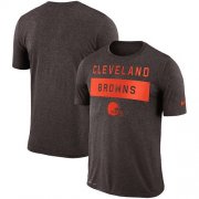Wholesale Cheap Men's Cleveland Browns Nike College Brown Sideline Legend Lift Performance T-Shirt