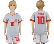 Wholesale Cheap Spain #10 Thiago Away Kid Soccer Country Jersey