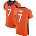 Wholesale Cheap Nike Broncos #7 John Elway Orange Team Color Men's Stitched NFL Vapor Untouchable Elite Jersey