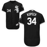 Wholesale Cheap White Sox #34 Michael Kopech Black Flexbase Authentic Collection Stitched MLB Jersey