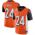 Wholesale Cheap Nike Bengals #24 Vonn Bell Orange Alternate Youth Stitched NFL Vapor Untouchable Limited Jersey