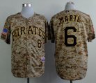 Wholesale Cheap Pirates #6 Starling Marte Camo Alternate Cool Base Stitched MLB Jersey