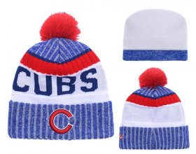 Wholesale Cheap MLB Chicago Cubs Logo Stitched Knit Beanies 008