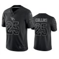 Wholesale Cheap Men's Arizona Cardinals #25 Zaven Collins Black Reflective Limited Stitched Football Jersey