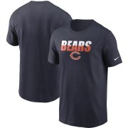 Wholesale Cheap Chicago Bears Nike Split T-Shirt Navy