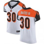 Wholesale Cheap Nike Bengals #30 Jessie Bates III White Men's Stitched NFL Vapor Untouchable Elite Jersey