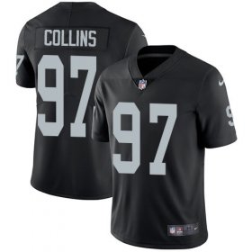 Wholesale Cheap Nike Raiders #97 Maliek Collins Black Team Color Men\'s Stitched NFL Vapor Untouchable Limited Jersey