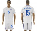 Wholesale Cheap Chile #15 Beausejour Away Soccer Country Jersey