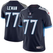 Wholesale Cheap Nike Titans #77 Taylor Lewan Navy Blue Team Color Men's Stitched NFL Vapor Untouchable Limited Jersey