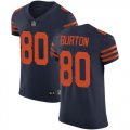 Wholesale Cheap Nike Bears #80 Trey Burton Navy Blue Alternate Men's Stitched NFL Vapor Untouchable Elite Jersey