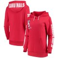 Wholesale Cheap St. Louis Cardinals G-III 4Her by Carl Banks Women's 12th Inning Pullover Hoodie Red