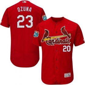 Wholesale Cheap Cardinals #23 Marcell Ozuna Red Flexbase Authentic Collection Stitched MLB Jersey