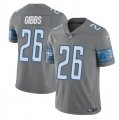 Men's Detroit Lions #26 Jahmyr Gibbs Gray Vapor Untouchable Limited Football Stitched Jersey