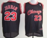 Wholesale Cheap Chicago Bulls #23 Michael Jordan 1984-1985 Rookie Black Swingman Jersey