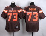 Wholesale Cheap Nike Browns #73 Joe Thomas Brown Team Color Men's Stitched NFL New Elite Jersey