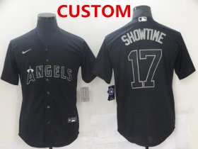 Wholesale Cheap Men Los Angeles Angels Custom Black nickname 2021 Nike MLB Jersey