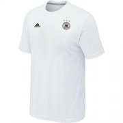 Wholesale Cheap Adidas Germany 2014 World Small Logo Soccer T-Shirt White