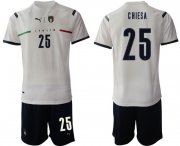 Wholesale Cheap Men 2020-2021 European Cup Italy away white 25 Soccer Jersey