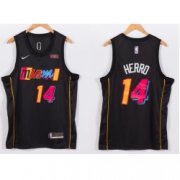 Wholesale Cheap Men's Nike Miami Heat #14 Tyler Herro NBA Swingman 2021 New City Edition Jersey