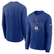 Wholesale Cheap New York Giants Nike Icon Legend Performance Long Sleeve T-Shirt Royal