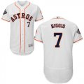 Wholesale Cheap Astros #7 Craig Biggio White Flexbase Authentic Collection 2019 World Series Bound Stitched MLB Jersey