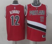 Wholesale Cheap Portland Trail Blazers #12 LaMarcus Aldridge Revolution 30 Swingman 2014 New Red Jersey