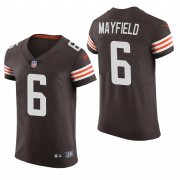 Cheap Cleveland Browns #6 Baker Mayfield Nike Men's Brwon Team Color Men's Stitched NFL 2020 Vapor Untouchable Elite Jersey