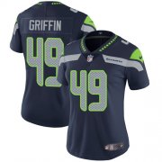Wholesale Cheap Nike Seahawks #49 Shaquem Griffin Steel Blue Team Color Women's Stitched NFL Vapor Untouchable Limited Jersey