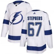 Cheap Adidas Lightning #67 Mitchell Stephens White Road Authentic Youth Stitched NHL Jersey