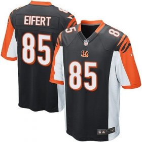 Wholesale Cheap Nike Bengals #85 Tyler Eifert Black Team Color Youth Stitched NFL Elite Jersey