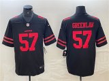 Cheap Men's San Francisco 49ers #57 Dre Greenlaw Black Vapor Untouchable Limited Stitched Jersey