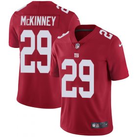 Wholesale Cheap Nike Giants #29 Xavier McKinney Red Alternate Men\'s Stitched NFL Vapor Untouchable Limited Jersey