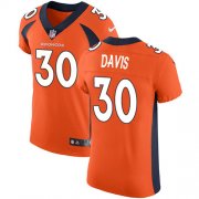 Wholesale Cheap Nike Broncos #30 Terrell Davis Orange Team Color Men's Stitched NFL Vapor Untouchable Elite Jersey