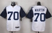 Wholesale Cheap Nike Cowboys #70 Zack Martin White Men's Stitched NFL Elite Rush Jersey