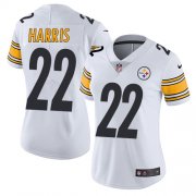 Wholesale Cheap Women's Nike Steelers #22 Najee Harris White Women's Stitched NFL Vapor Untouchable Limited Jersey