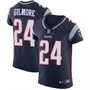 Wholesale Cheap Nike Patriots #24 Stephon Gilmore Navy Blue Team Color Men's Stitched NFL Vapor Untouchable Elite Jersey