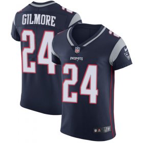 Wholesale Cheap Nike Patriots #24 Stephon Gilmore Navy Blue Team Color Men\'s Stitched NFL Vapor Untouchable Elite Jersey