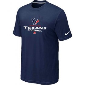 Wholesale Cheap Nike Houston Texans Critical Victory NFL T-Shirt Midnight Blue