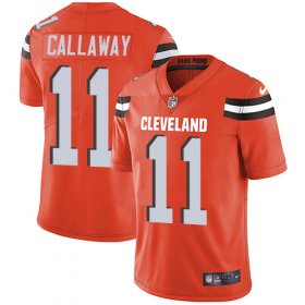 Wholesale Cheap Nike Browns #11 Antonio Callaway Orange Alternate Men\'s Stitched NFL Vapor Untouchable Limited Jersey