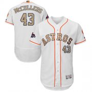 Wholesale Cheap Astros #43 Lance McCullers White FlexBase Authentic 2018 Gold Program Cool Base Stitched MLB Jersey